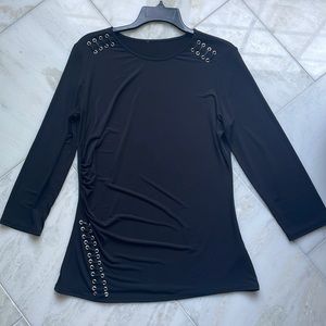 Black dressy top. EUC